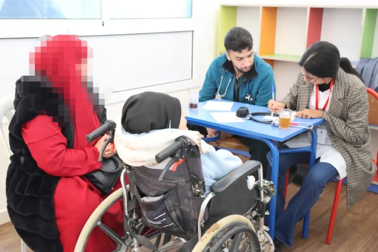 238 people in a disability position benefit from a multidisciplinary medical convoy in Grsif