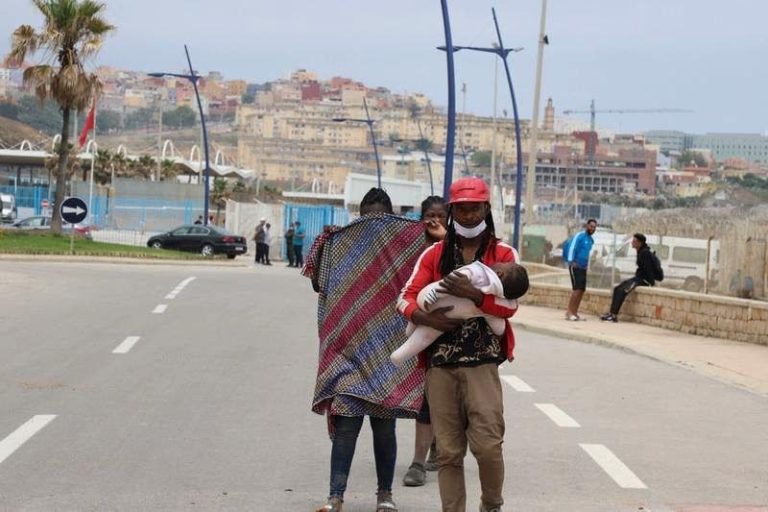 A standard increase in the number of irregular migrants via the melilla occupied in 2025
