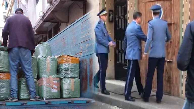 Al -Bayda .. Secret communication leading the authorities to make a descent into a reserve of counterfeit products