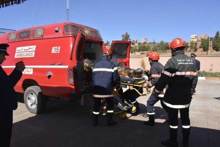 Ashtuka .. a traffic accident in the ranks of agricultural workers