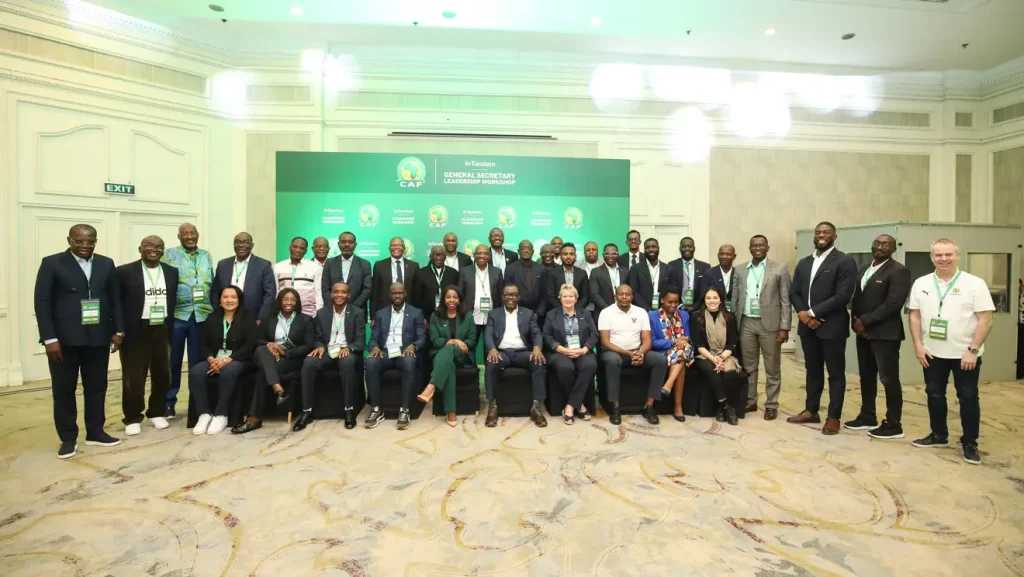 CAF is organizing the very first leadership workshop for 54 secretaries general of CAF members members