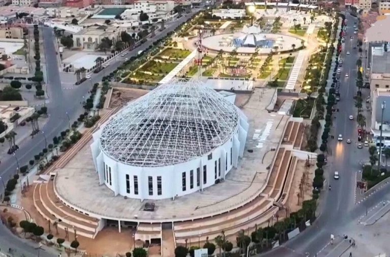 Construction works of the new conference palace in Laayoune, reaching advanced stages