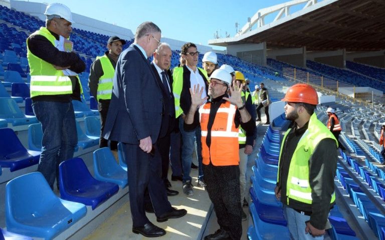 Fawzi Lakjaa inspects Stade Mohammed V in Casablanca (photos)