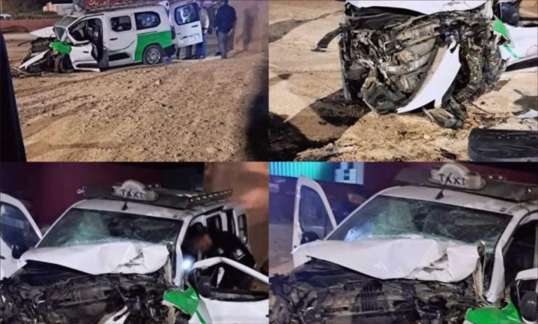 Inezgane .. the "taxi" driver was killed and 5 passengers were injured with a variable risk