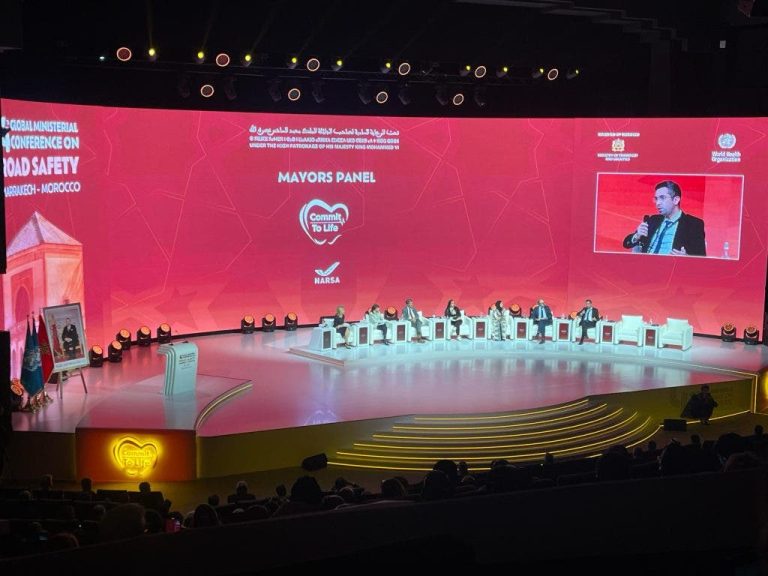 Marrakech .. Exchange of great experiences of cities in the field of road safety, equality and security