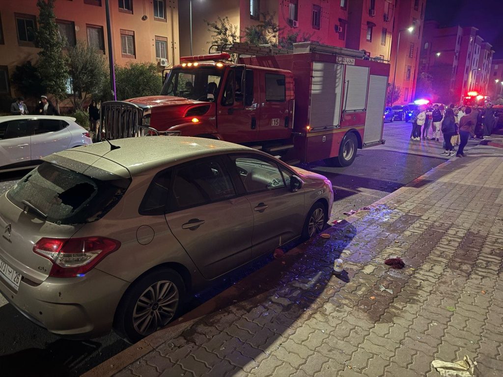 Marrakech .. injury of a woman exploding a gas bottle