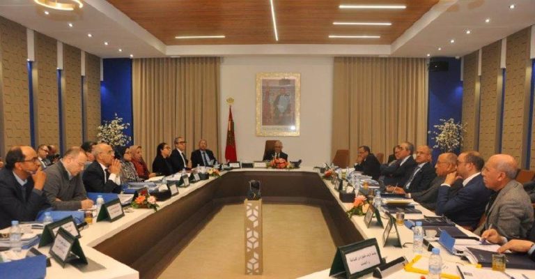 Meeting of the Board of Directors of the Hassania School of Public Works.