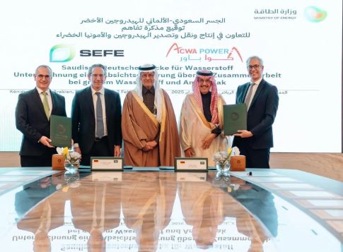 Rappel pour le Maroc! S'appuyant sur le protocole d'accord (MoU) signé par les deux parties: « Pont saoudo-allemand sur l'hydrogène vert »