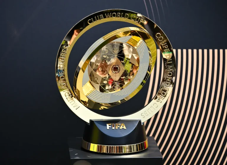 The FIFA Club World Cup trophy arrives in Africa