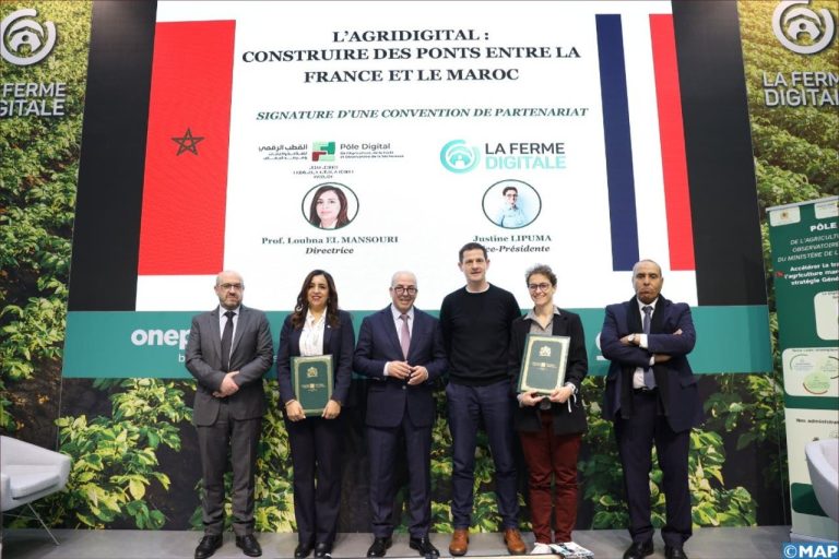 The agricultural exhibition in Paris. Sign an agreement between Morocco and France to support innovation in digital agriculture