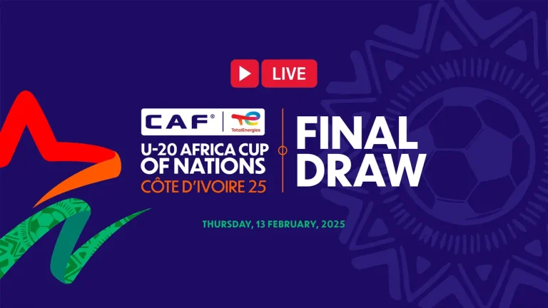 Tomorrow February 13 at CAF headquarters in Cairo: final draw of the African Cup of Nations Totalnergies CAF, Côte d'Ivoire 2025
