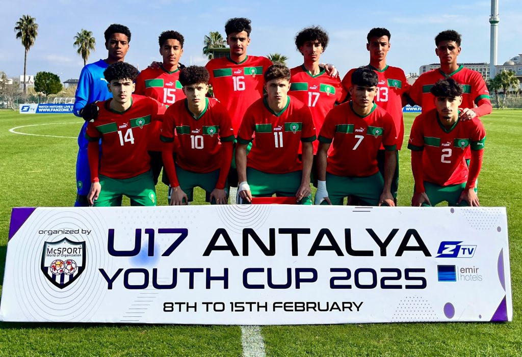 Tomorrow, at the International Tournament U17 Antalya Youth Cup 2025: Atlas lion cubs against Uzbekistan