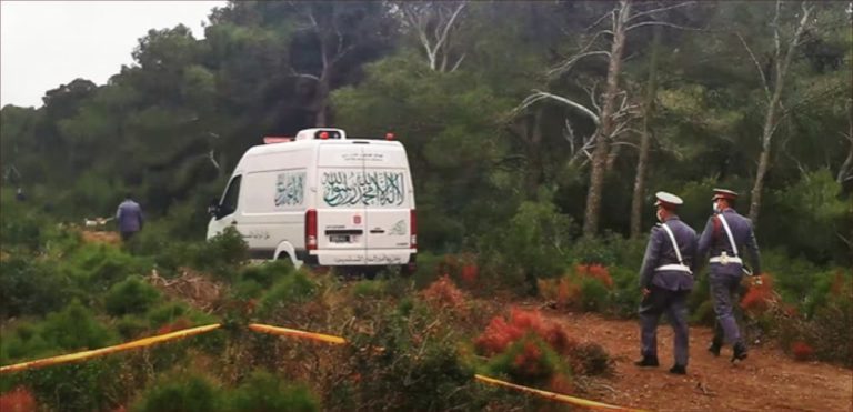 Wazzan .. Find a charred body inside a cemetery