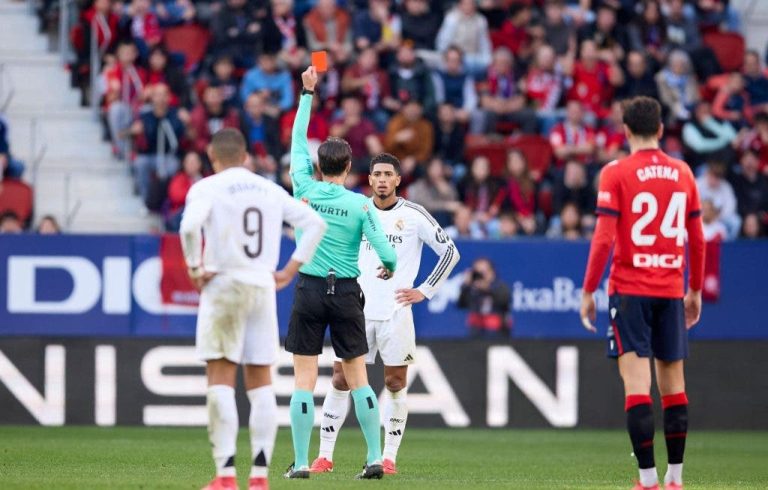Why was Bilingham expelled in front of Osasuna? The referee reveals the details