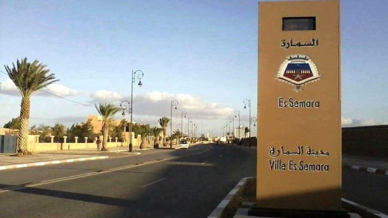 Work to finish the road connecting Al -Smara and the Mauritanian borders reach its last stages