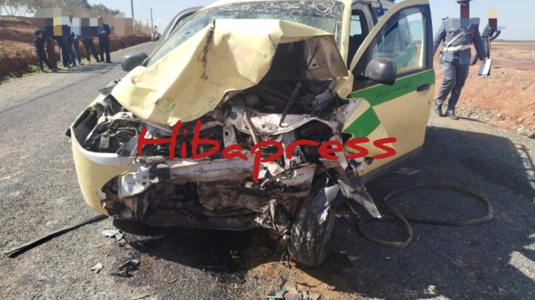 15 injured, including teachers ... a serious traffic accident in the settat fields (photos)