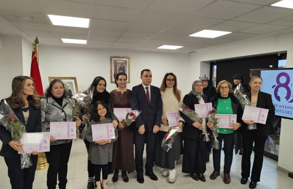 On March 8. The Moroccan Consulate of Madrid famous for eminent Moroccan women (photos)