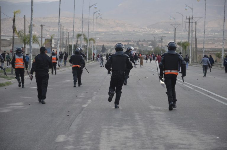 Zayo .. Riot Events arrested 21 supporters of the Nahdet Berkane Club for Al -utsal (photos)