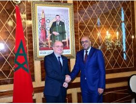 63ème anniversaire de l'établissement des relations diplomatiques entre les deux pays: Le président de la Chambre des conseillers reçoit le ministre des Affaires étrangères de la République d'Albanie