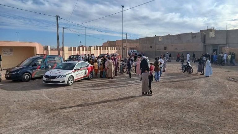 A catastrophic in Guelmim. A child was killed after falling into a "risk of water" near a cemetery