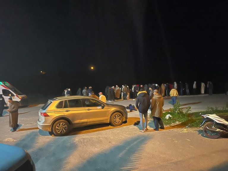 A horrible traffic accident that left 5 victims of the suburbs of Khouribga