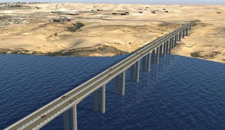 A huge project in Laayoune. Accelerate the construction work of the highest road bridge in Morocco