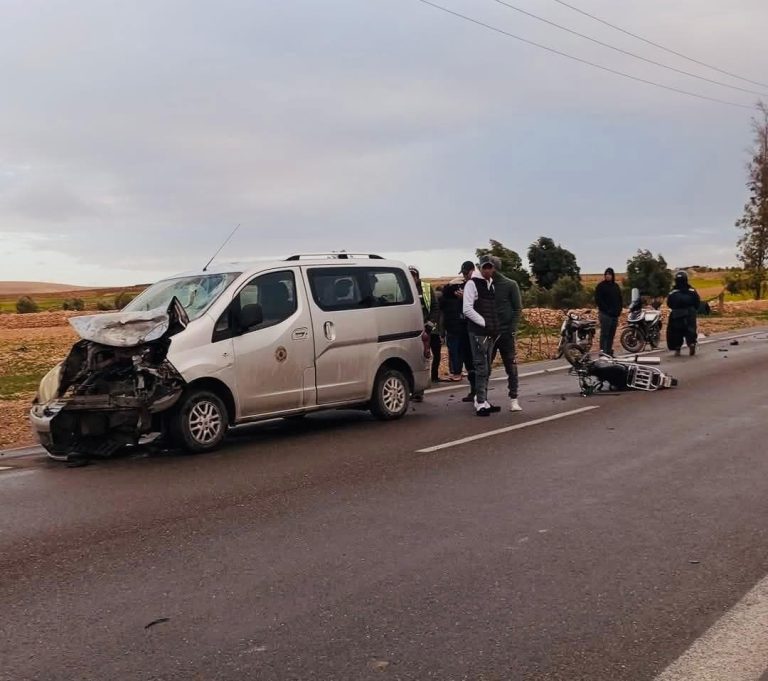 A young man was killed in a traffic accident between Al -hamaya and Al -Youssoufia