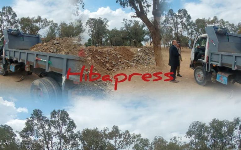 After the article by Heba Press, a bastat leader, a truck for construction waste inside the faithful, "video"