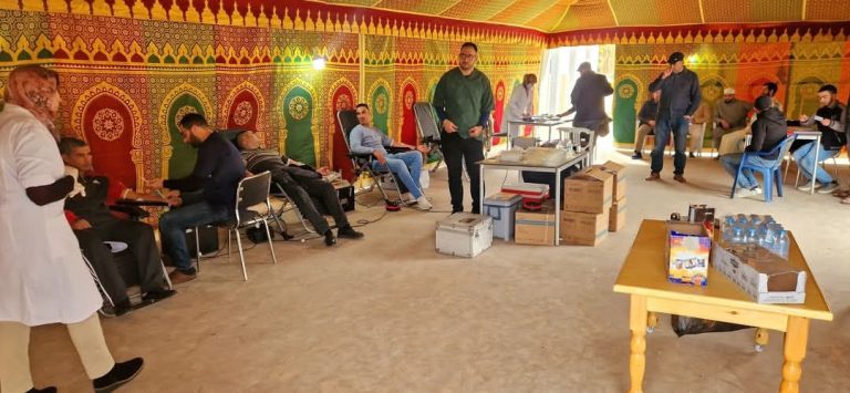 Al -Hoceima .. a large campaign to give Beni Bouayash blood