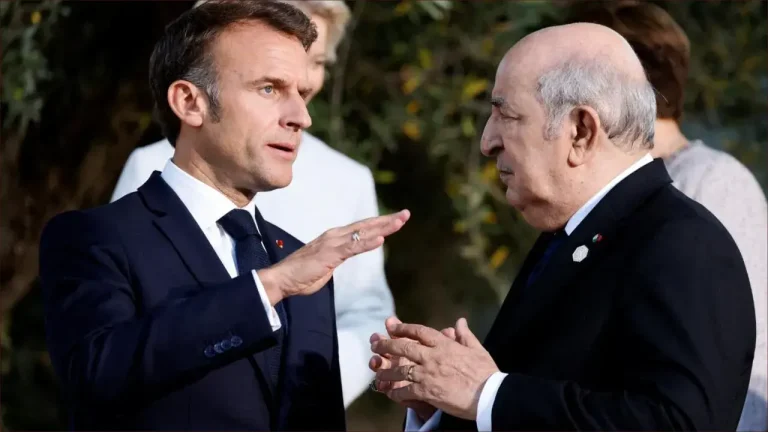 Algerian public opinion was angry after a declaration of appeal was abolished with the French president