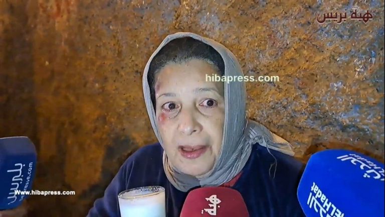 Casablanca .. a woman who fell on the third floor reveals the details of her survival in the old city disaster (video)