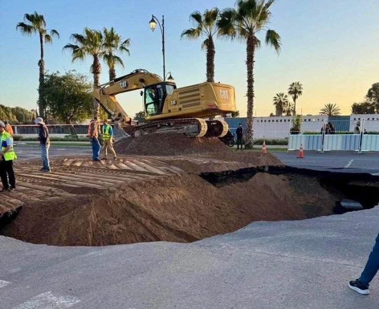 Determination of the deep hole on the road between Agadir and Ezkan