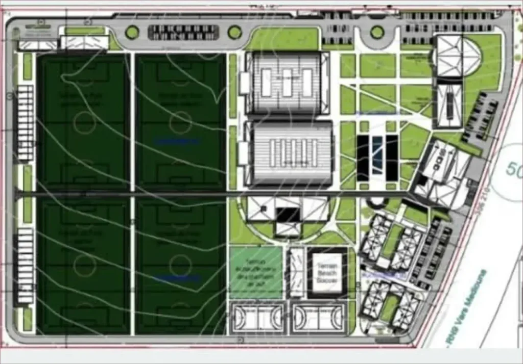 Developments of the Federal Football Center project in Casablanca