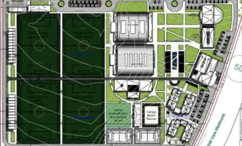 Developments of the Federal Football Center project in Casablanca