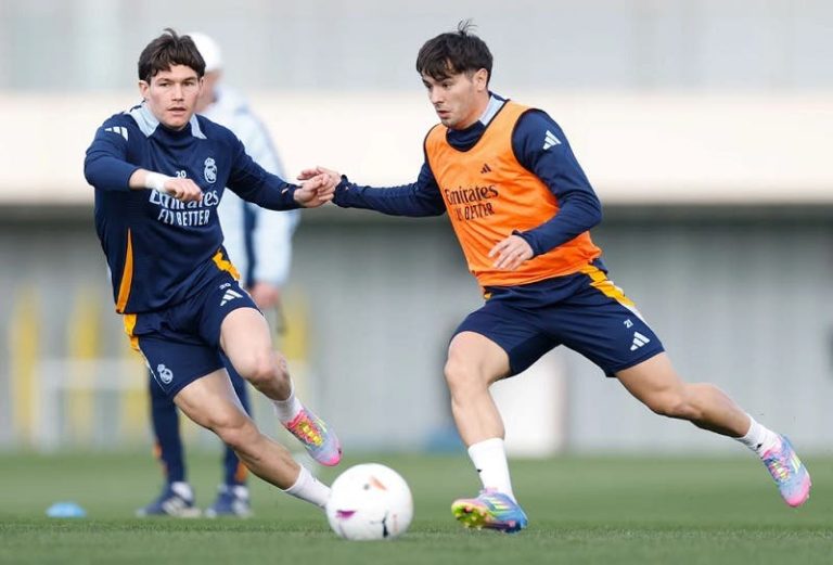 Ibrahim Diaz resumes his training with Real Madrid