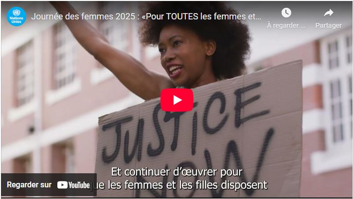 Journée Internationale des Femmes: L'ONU appelle à choisir « l'action plutôt que l'apathie » pour arriver à l'égalité des genres et à un monde meilleur pour tous