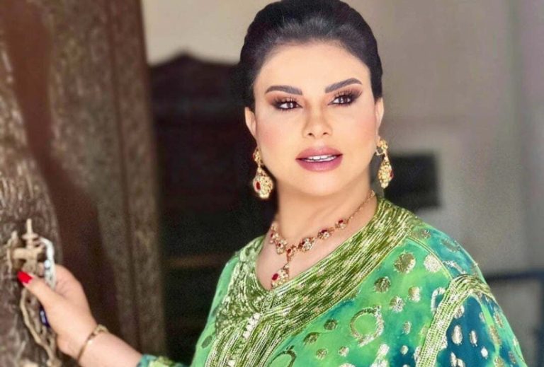 Latifa Raafat famous eid al -Fitr with an authentic Moroccan look -an image