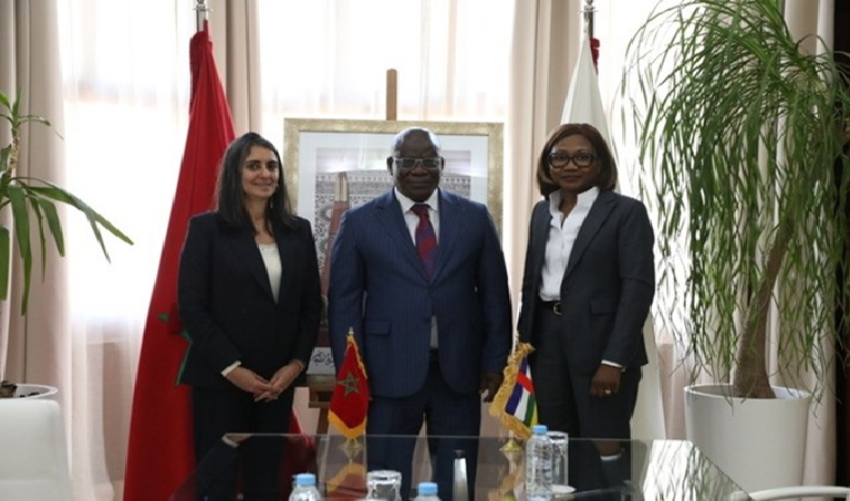 Rencontre de Madame Nadia FETTAH, avec Madame Sylvie Baïpo-Temon, Ministre Centrafricaine des AE, et M. Richard FILAKOTA, Ministre Centrafricain de l’Economie, du Plan et de la Coopération Internationale