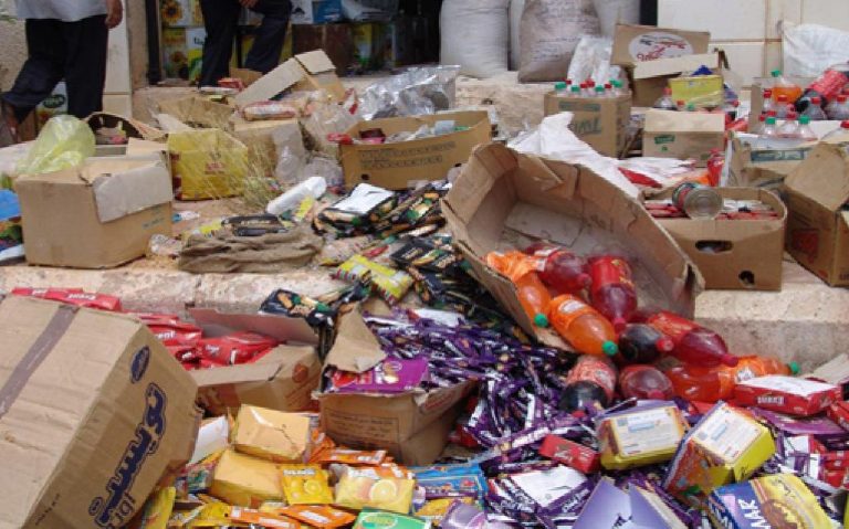 Oujda .. the reservation of more than a ton and 430 kg of food is not suitable for consumption