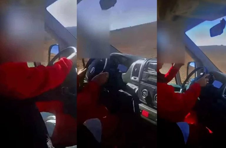Safi .. the arrest of a school car driver after appearing with a student in a video clip