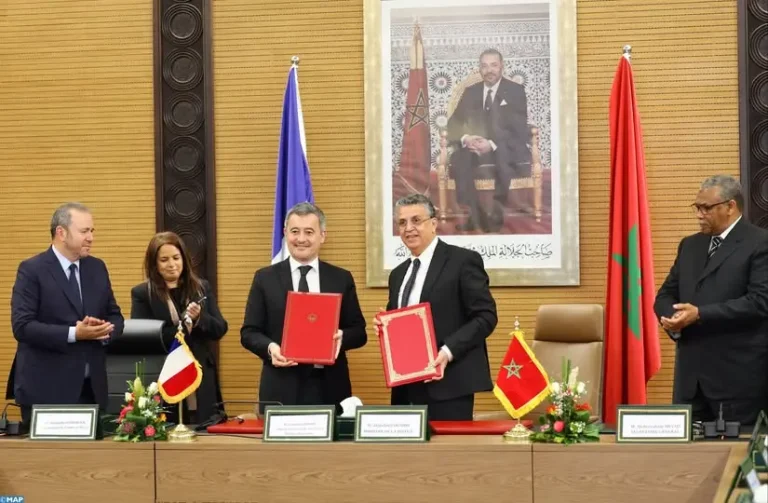 Sign a joint publicity between Morocco and France to improve judicial partnership