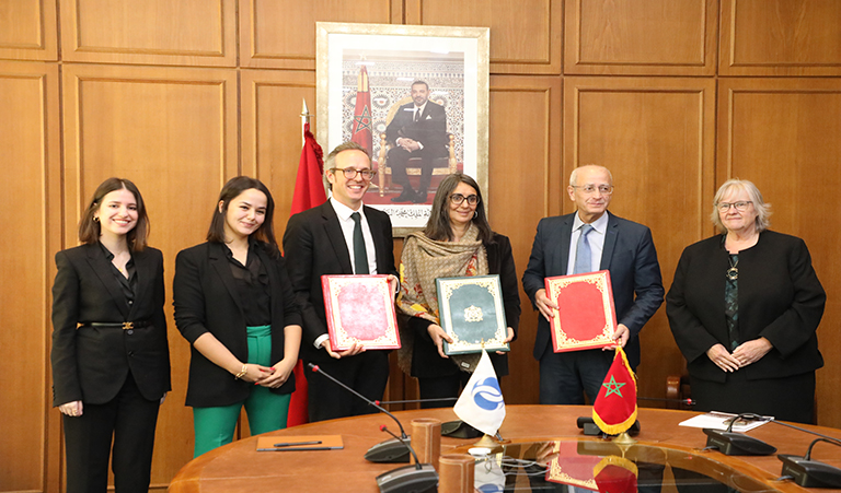 Cérémonie de signature de la documentation juridique relative à un prêt de 110 M€ accordé par la BERD à la Société Nador West Med