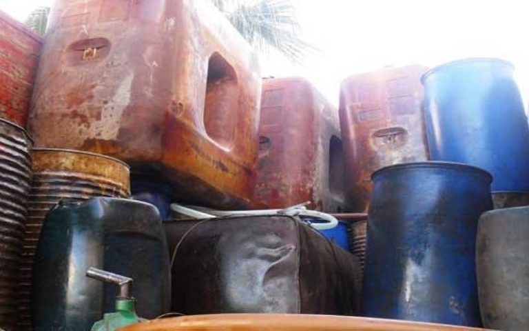 Taroudant .. The gendarmerie of the children of Tayemah reserves half a-tonne of smuggling gas