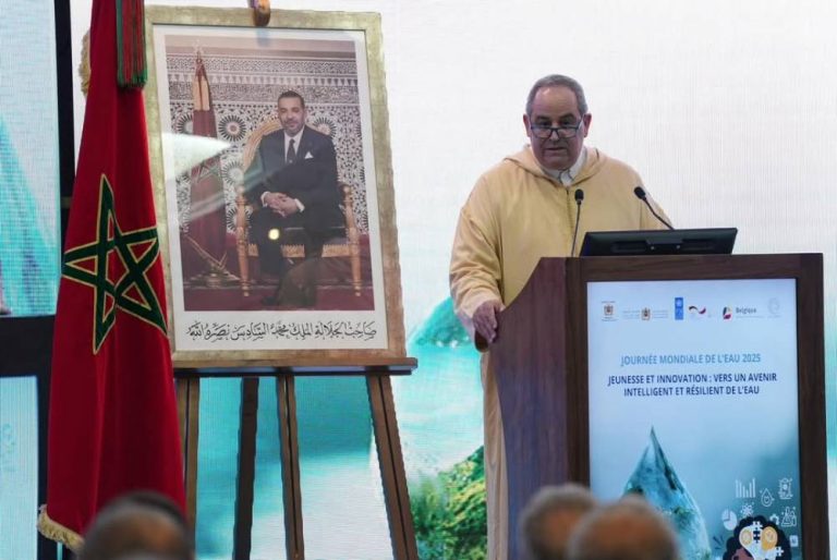The Minister of Higher Education, Scientific Research and Innovation takes part in the panel organized as part of the celebration of World Water Day