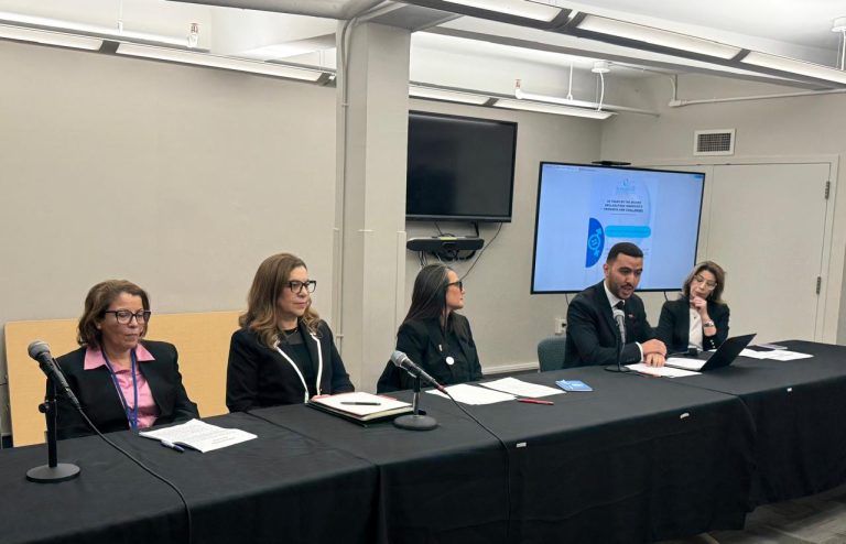 The Minister of Solidarity, Social Integration and the Family participates in the parallel event of meetings of the 69th session of the Commission for the condition of the United Nations. ”