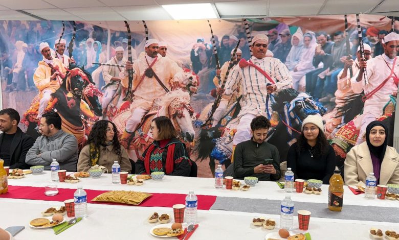The Moroccan Consulate in Lyon is organizing a group breakfast for a group of Moroccan students