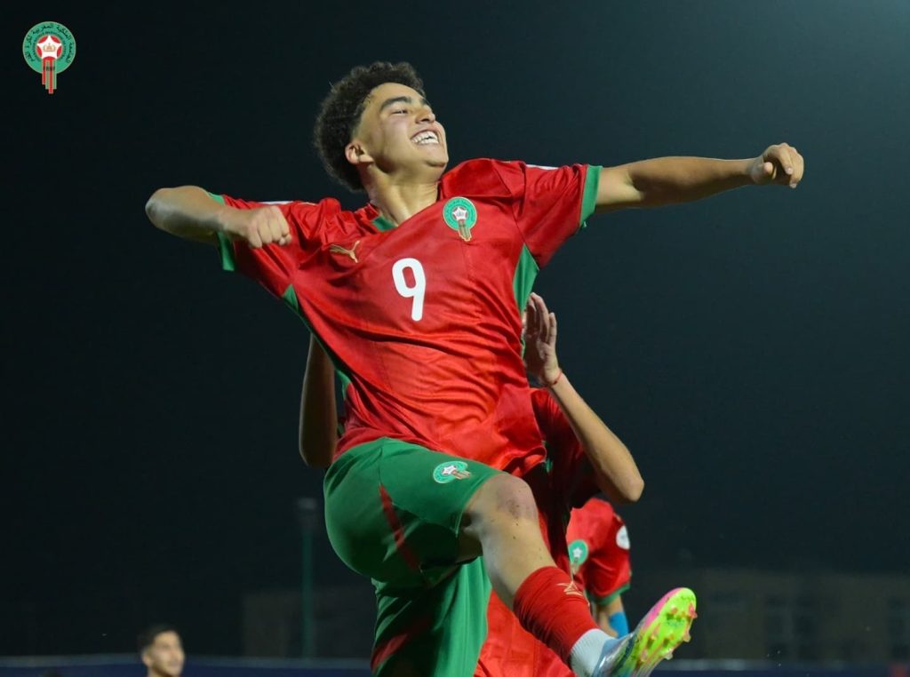 The Moroccan national team for less than 17 years opens the African Cup by defeating Uganda by five
