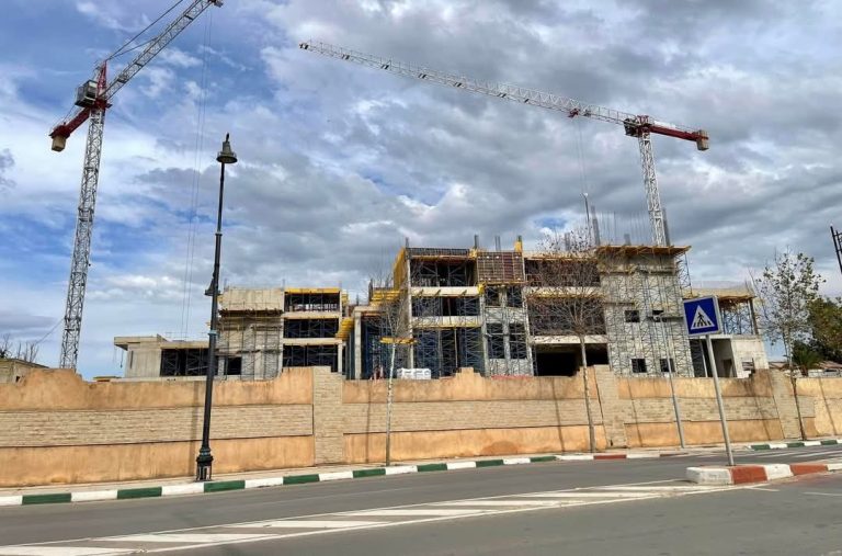 The construction of the Mekns special hospital reaches advanced steps