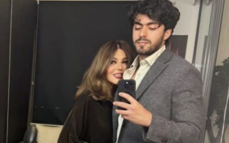 The image of Samira Said with her son Shadi ignites the interaction with a Ramadan look