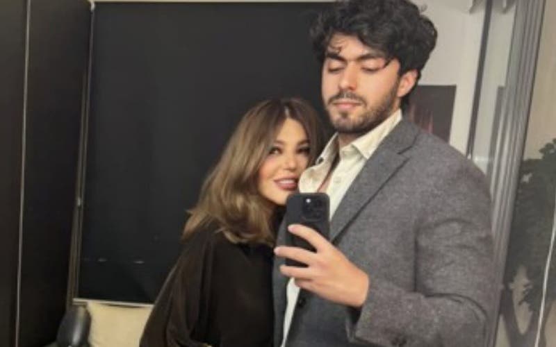The image of Samira Said with her son Shadi ignites the interaction with a Ramadan look